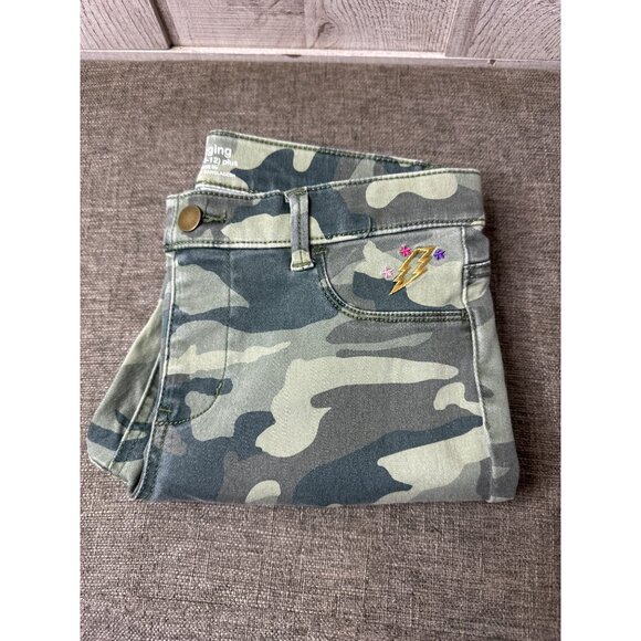 Wonder Nation Girls Large 10-12 Plus Size Camo Jeggings - Picture 3 of 8